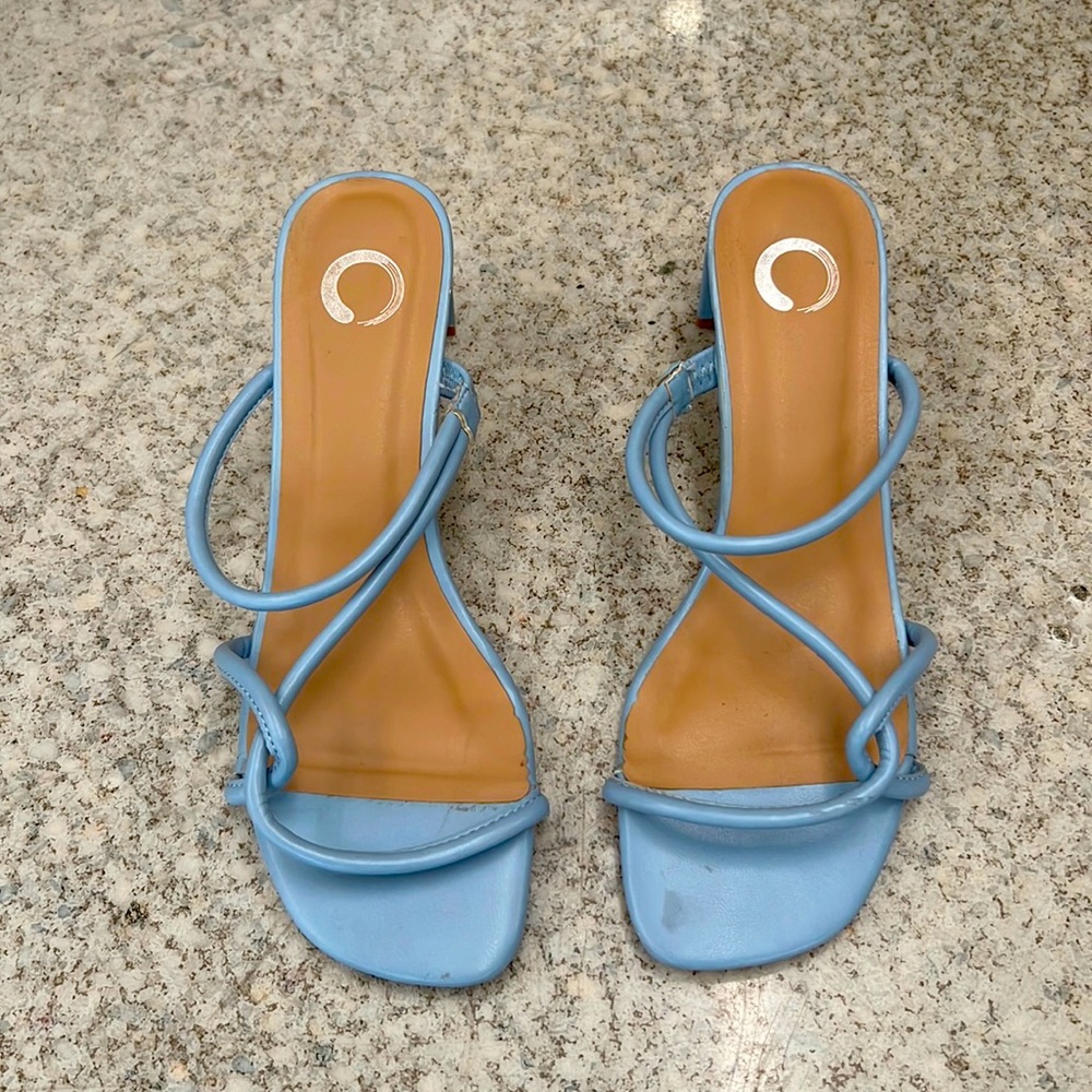 Cutest Baby Blue Mules